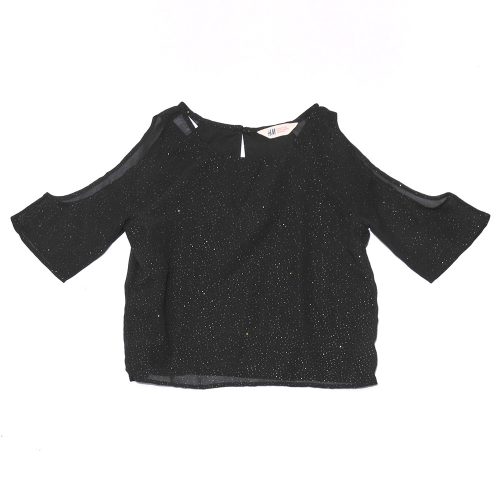 H&M crop, rövid ujjú felső (152)
