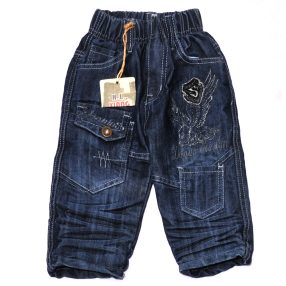 Kék thermo béléses farmernadrág (74)