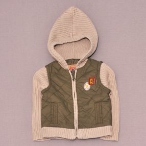 Zöld, Drapp kocsikabát (68-80)