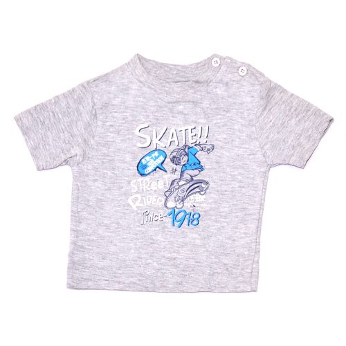 Szürke, Skate póló (62-68)