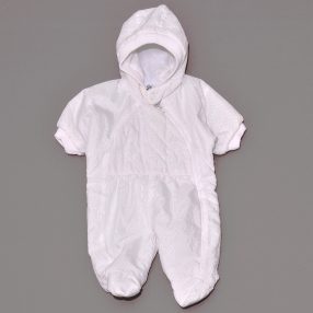 Fehér, mintás overál (62-68)