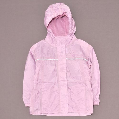 Rózsaszín esőkabát/szélkabát (122-128)