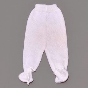 Krém kötött anyagú, labfejes nadrág (68*)