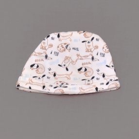 Fehér, kutyás sapka (68)