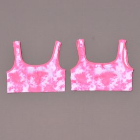 Fehér, Rózsaszín ruha szett (92-110*)