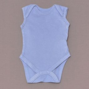 Kék ujjatlan body (56-62)