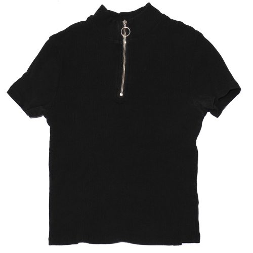 H&M - Fekete rövid ujjú felső (158-164)