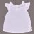 H&M - Fehér rövid ujjú blúz (128)