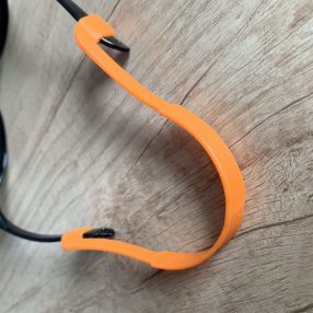 Szilikon szemüvegtartó (narancssárga sportos)