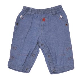 Kék, patentos farmernadrág (62-68)