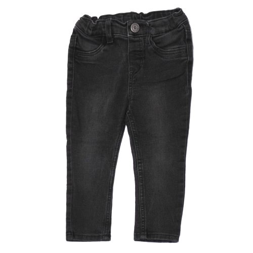 H&M - Koptatott fekete farmernadrág (80)