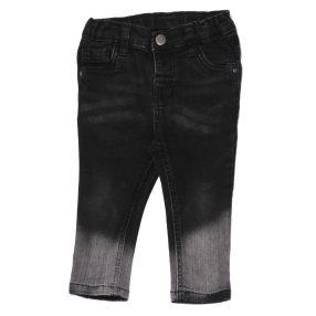 Koptatott fekete farmernadrág (80)