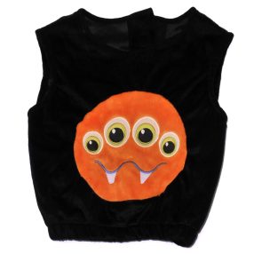 Fekete, Halloween jelmez, mellény, ruha (80-98)