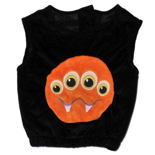 Fekete, Halloween jelmez, mellény, ruha (80-98)