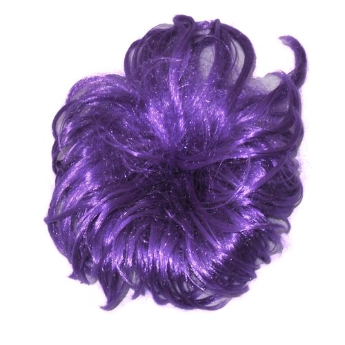 Lila paróka (52 cm*)