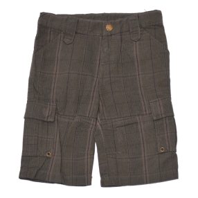 Zöld, kockás cargo rövidnadrág (86)