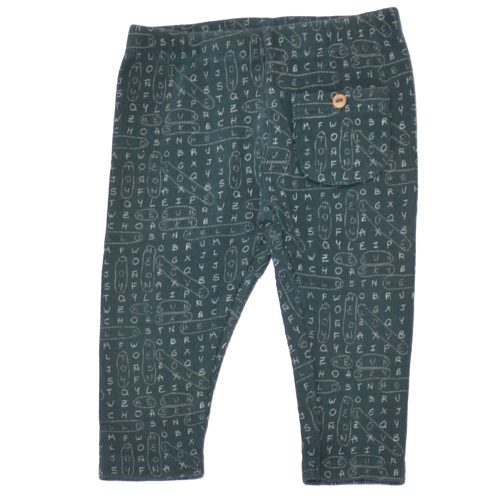 Zara - Zöld, betűs leggings (74)