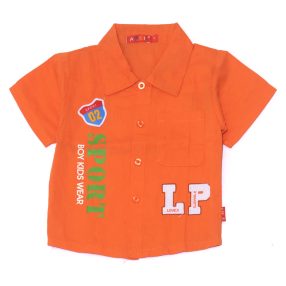 NarancsSárga rövid ujjú ing (104)