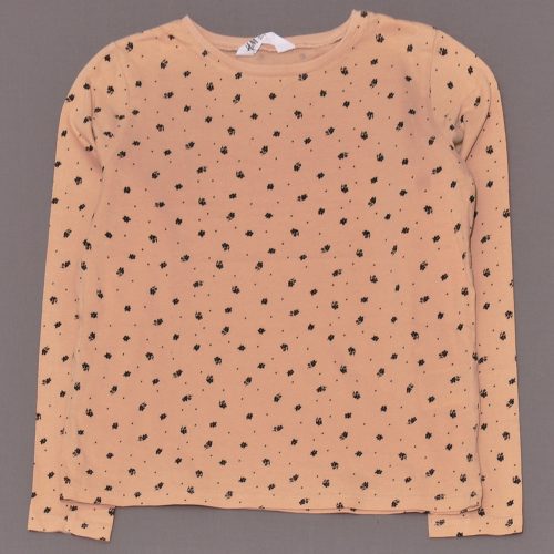 H&M - Barna hosszú ujjú póló (140)