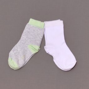Szürke, Fehér zokni szett (27-30)