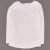 H&M - Fehér, gombos hosszú ujjú póló (110-116)