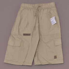 Drapp oldalzsebes, rövidnadrág (146) - ÚJ