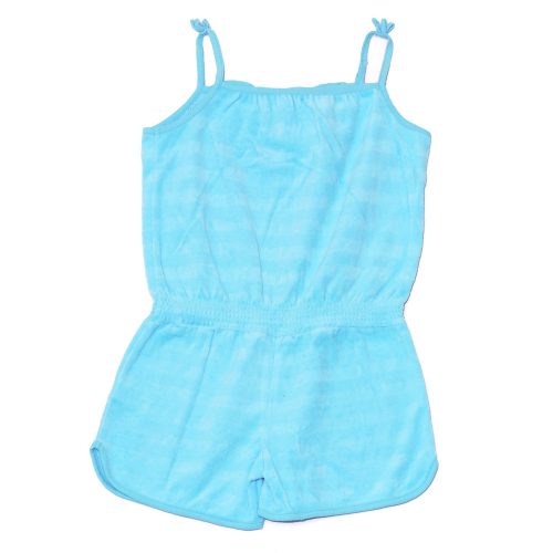 Türkiz plüss overál, jumpsuit (134)
