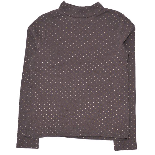 H&M - Barna, arany pöttyös garbó (134-140)