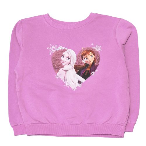 H&M, Disney - Lila, Jégvarázs pulóver (134-140)