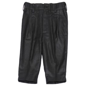 Fekete, élére vasalt alkalmi nadrág (92*)