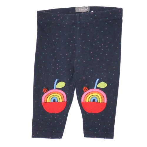 Next - Sötétkék, pöttyös leggings (62-68)