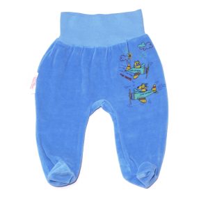 Kék, repülős talpas nadrág (74) - ÚJ