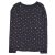 H&M - Sötétkék, csillagos hosszú ujjú póló (122-128)