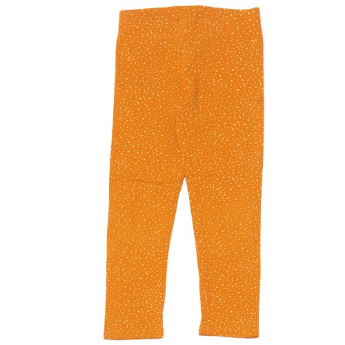 H&M - Sárga, fehér pöttyös leggings (116)