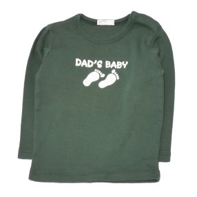 Benetton - Zöld, tappancsos hosszú ujjú póló (68)