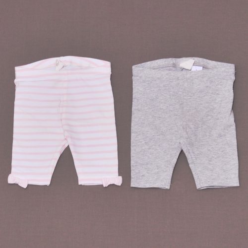 H&M - Fehér, Rózsaszín, Szürke leggings szett (68)