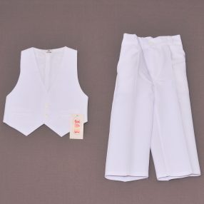   Fehér, esküvői, keresztelős alkalmi ruhaszett (92) - ÚJ!