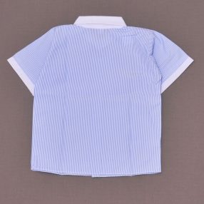 Kék, Fehér csíkos rövid ujjú ing (92) - ÚJ!