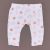 Fehér, epres leggings (56-62)