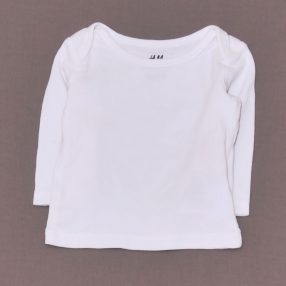 H&M - Fehér hosszú ujjú póló (56)