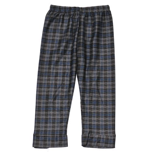 Fekete, Kék kockás 3/4-s leggings (134-140) - ÚJ!