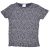 Zara - Kék, virágmintás bordás top (128)