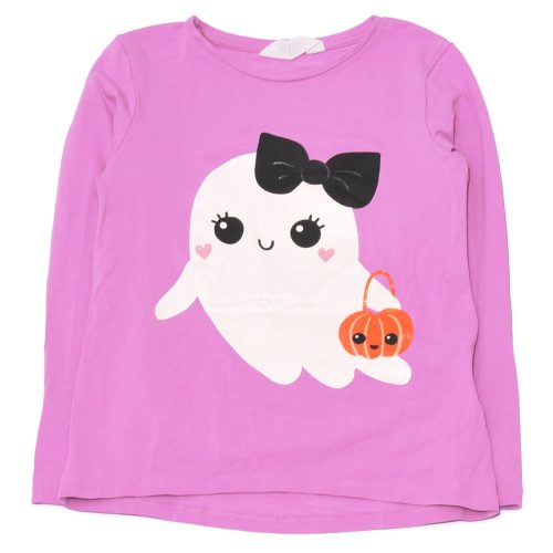 H&M - Lila, Halloween hosszú ujjú póló (122-128)
