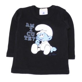   Benetton, Hupikék törpike - Sötétkék hosszú ujjú póló (56)