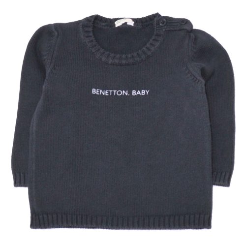 Benetton - Kék pulóver (68)