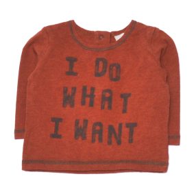 Next - Barna, feliratos hosszú ujjú póló (62)