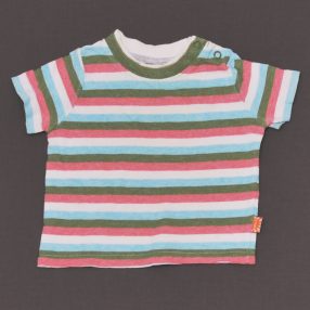 Mothercare - Zöld, Kék csíkos póló (62-68)