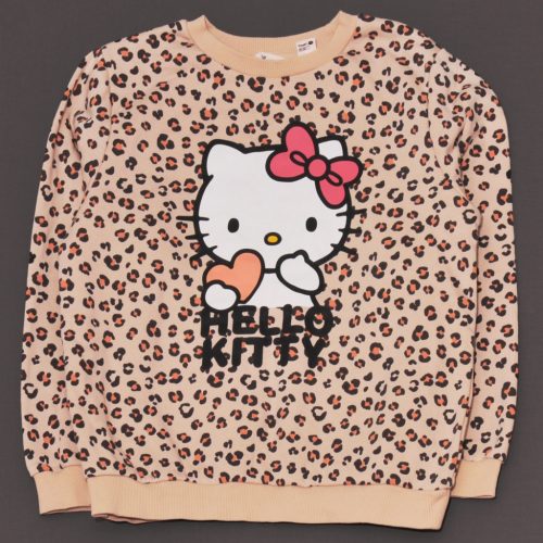 H&M, Sanrio - Világosbarna, Hello Kitty pulóver (134-140)