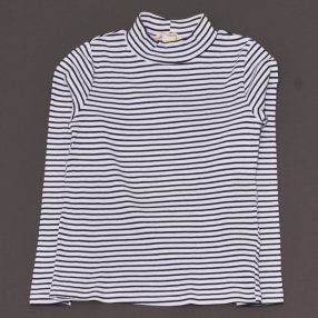H&M - Fehér, Kék csíkos garbó (122-128)