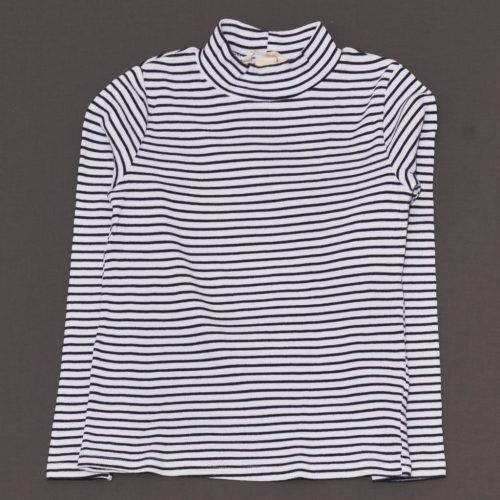 H&M - Fehér, Kék csíkos garbó (122-128)